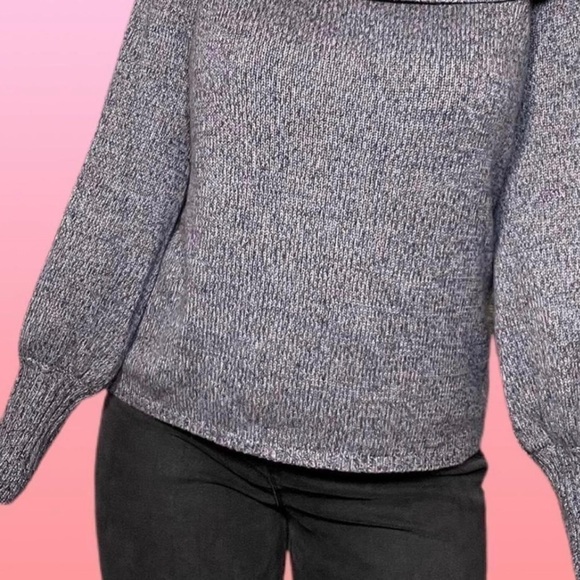 Off-The-Shoulder Knit Sweater - Picture 6 of 9